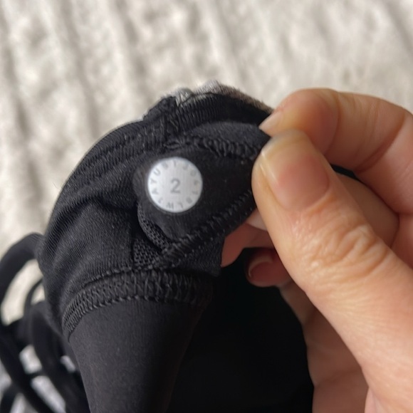 Lululemon Wild Tank Heathered grey Black size 2 - Picture 11 of 11